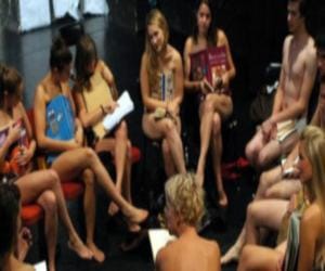 topless drama of hungarien student