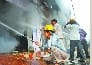 Carpet factory fire