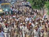 protest in Secretariat 