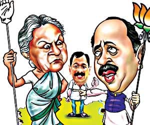 sheila acept debate with arvind kejriwal