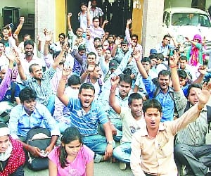 students protest for special carry over exam