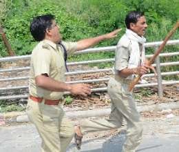 J and K police took two men