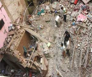 Lenter collapse in kalyanpuri, Delhi