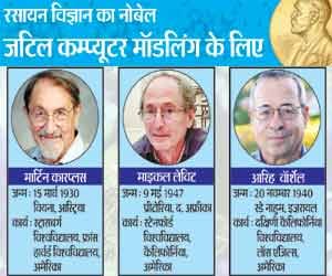 martin karplus, michael levitt, arieh warshe win nobel prize in chemistry