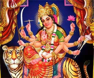 Durga mandir_statue_emplacement