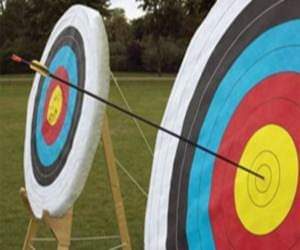 2 indian youth archers hold by china