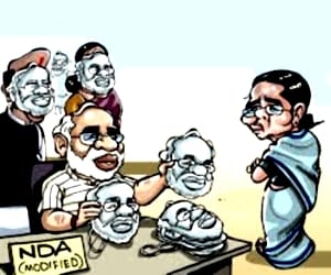 Modi will put bets on the candidates after Internol survey  