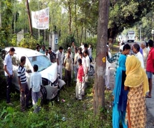 road accident, five dead