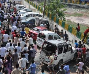conflict in the sadarpur, several injured