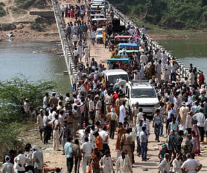 fifty died from jalaun up in stempede