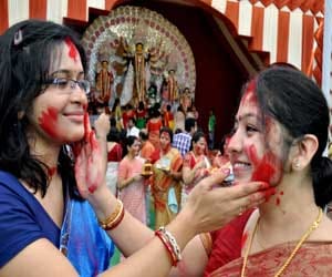durga idol concluded with immersion ceremony 