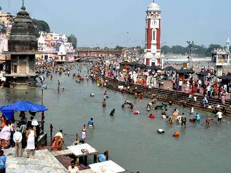 water level down in ganga