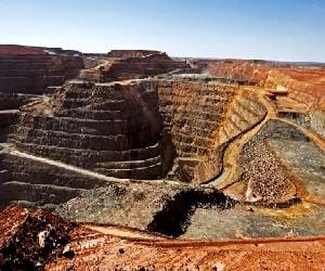 two thousand tons of gold buried in the mine