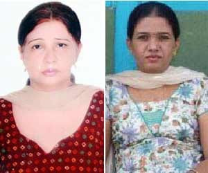 women fight with knifes in delhi