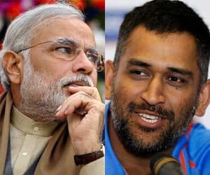 modi rally and mohali match, what a treat