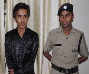 bhutani student arrested to theft laptop