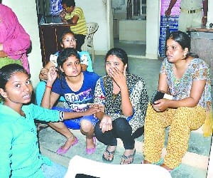 women beating the girls student