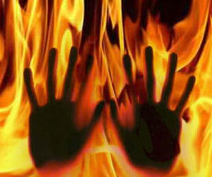 gang rape and burnt alive
