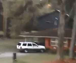 husband 'bulldozes' his own house