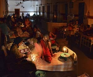 Power problem outcry , protests flared in anger