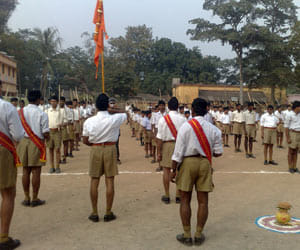 rss to target to renew temples and memorials in UP. 