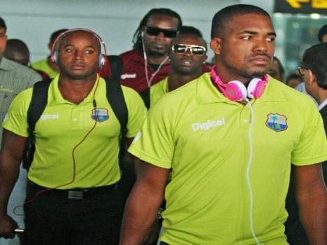 WI team arrives india for Test and ODI series
