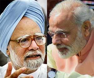 manmohan, narendra modi to share dias today in ahmedabad