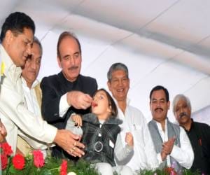 health minister gulam nabi azad in dehradun  