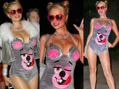 paris hilton miley cyrus vma bunny costume halloween