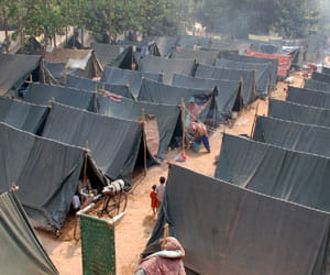 bad condition in muzaffarnagar camp