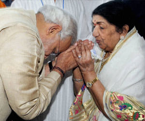 lata was wrong praising modi