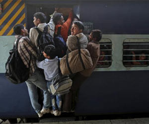 Waiting trains on Chhath