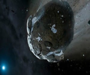 asteroid in space