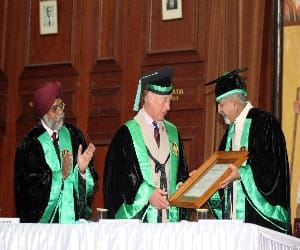 prince, 'doctor of science honorary degree