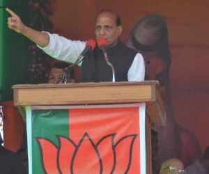 BJP president Rajnath singh attacks on congress