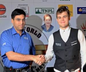 World chess championship: anand vs Carlsen.