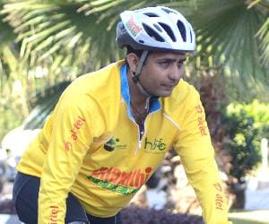 Hadicape Aaditya on Cycle yatra, will complete 38 KM in 36 days