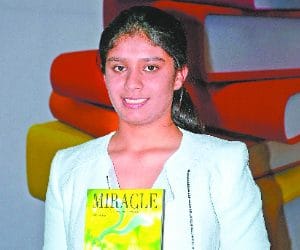 Class 11th student Guntaaz writes her first book 'Miracal'