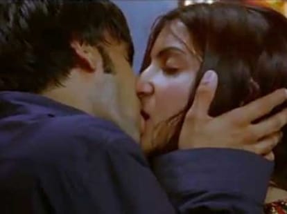 kiss scene real life lover in hindi films