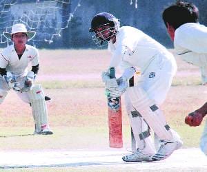 Delhi & puna university win the cricket match