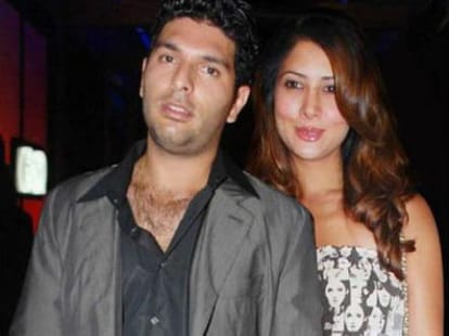 affairs of criceter yuvraj singh