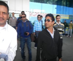 sachin tendulkar reached dehradun with his family