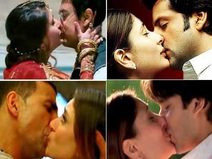 first kiss of bollywood actress