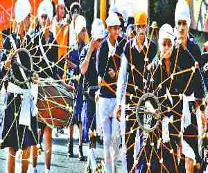 Nagar kirtan_shahedi diwas_guru teg bhadur_sec 22_gurudwara