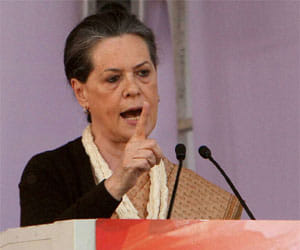 Sonia Gandhi Rally in Barnala, Punjab