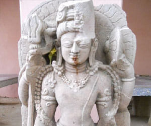 statue found in excavation stolen in up