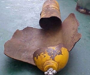 ammo loaded cylinder was found