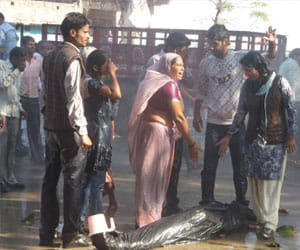 fracas after farmers suicide