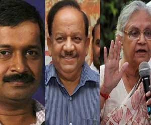 cm kejriwal and bjp in oppose to sheila dixit