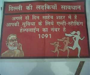 posters attacking modi on snoopgate